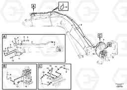 59172 Working hydraulic, dipper arm rupture EW140C, Volvo Construction Equipment