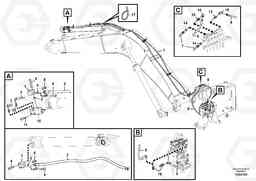 28343 Working hydraulic, dipper arm rupture EW140C, Volvo Construction Equipment