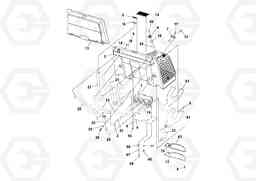106524 Cab Heater and Air Conditioning Assembly SD70D/SD70F/SD77DX/SD77F S/N 197387-, Volvo Construction Equipment