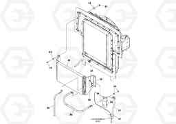 39025 Cab Heater Assembly SD70D/SD70F/SD77DX/SD77F S/N 197387-, Volvo Construction Equipment