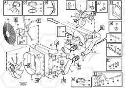 63945 Intercooler A35D, Volvo Construction Equipment