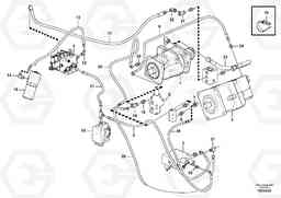 60897 Load-sensing and leakage lines L350F, Volvo Construction Equipment