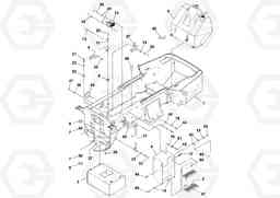 50848 Rear Frame Installation SD77DA S/N 197788-, Volvo Construction Equipment