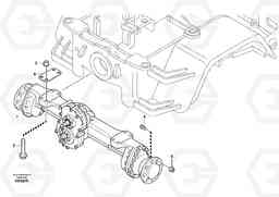 62580 Assembly - rear axle L30B TYPE 182, 183, 185 SER NO 3000 -, Volvo Construction Equipment