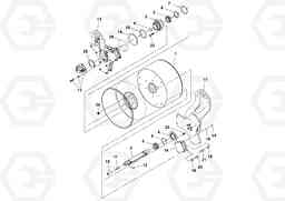 98900 Drum Assembly DD29/DD30/DD31HF/DD38HF S/N 197592 -, Volvo Construction Equipment