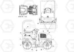 79922 Decal Installation DD29/DD30/DD31HF/DD38HF S/N 197592 -, Volvo Construction Equipment