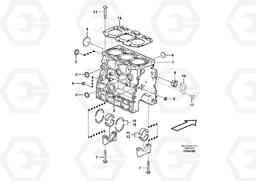 69306 Cylinder block EC17C, Volvo Construction Equipment