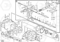 63284 Hydraulic pump L180E S/N 5004 - 7398 S/N 62501 - 62543 USA, Volvo Construction Equipment