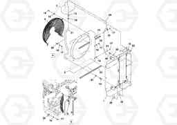 66961 Radiator and Oil Cooler Installation SD45D/SD45F S/N 197409 -, Volvo Construction Equipment