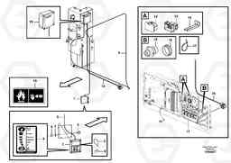 96787 Cable harness, fire suppression system L220F, Volvo Construction Equipment