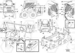 11380 Sign plates and decals MC70B, Volvo Construction Equipment