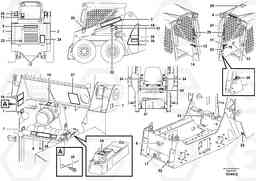 11388 Sign plates and decals MC90B, Volvo Construction Equipment