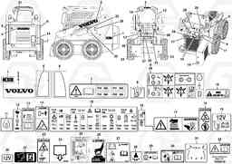 103544 Decals MC90B S/N 71000 -, Volvo Construction Equipment