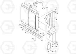 63987 Radiator and Oil Cooler Installation SD77DA S/N 197788-, Volvo Construction Equipment