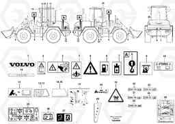 85897 Sign plates and decals L45F, Volvo Construction Equipment