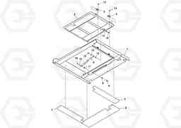 68656 Flat Deck Assembly PF6110 S/N 197474 -, Volvo Construction Equipment