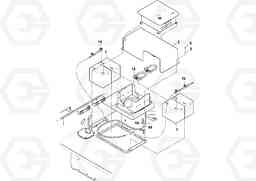 50621 Battery installation MT2000 S/N 197282,198000-, Volvo Construction Equipment