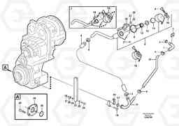 77854 Oil filler, level inspection glass and drainage. L220E SER NO 4003 - 5020, Volvo Construction Equipment