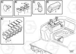 105731 Instrument panel, right EC17C, Volvo Construction Equipment