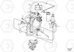 68217 Hydraulic circuit, upper frame EC20C, Volvo Construction Equipment