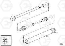 71562 Hydraulic cylinder BL61 S/N 11459 -, Volvo Construction Equipment