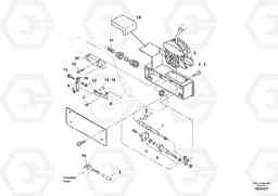 55787 Propulsion Lever Assembly DD90 S/N 08200011422 -, Volvo Construction Equipment