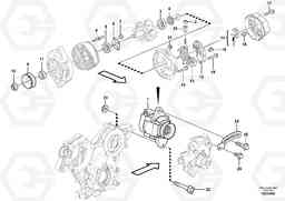 80141 Alternator EC15C, Volvo Construction Equipment