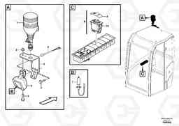 104928 Flashing light EC18C, Volvo Construction Equipment