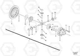 38598 Differential housing L350F, Volvo Construction Equipment