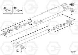 67148 Dipper arm cylinder EC17C, Volvo Construction Equipment