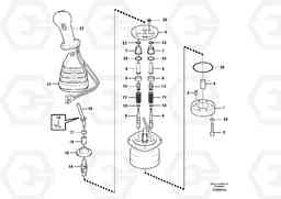 82201 Servo system, remote control valve EW210C, Volvo Construction Equipment