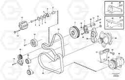 70419 Belt transmission, pulley EC700B, Volvo Construction Equipment