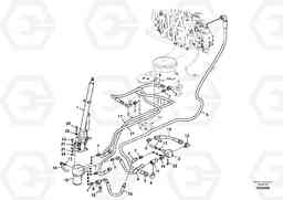 102535 Hydraulic system, steering line EW140C, Volvo Construction Equipment