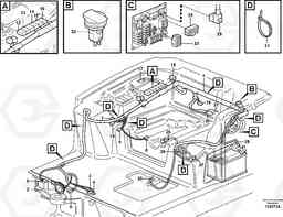 75269 Cable harness, platform EC15C, Volvo Construction Equipment