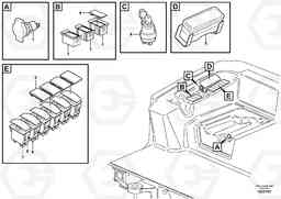 93579 Instrument panel, right EC15C, Volvo Construction Equipment