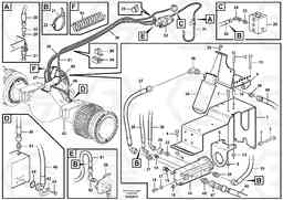 104289 Brake cooling system: front lines L350F, Volvo Construction Equipment