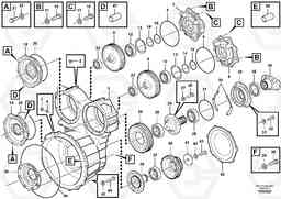 89464 Converter housing, gears and shafts L350F, Volvo Construction Equipment