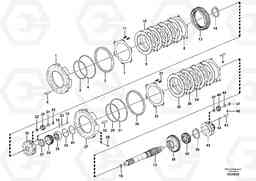 82724 1st gear and 3rd gear disc clutches L350F, Volvo Construction Equipment