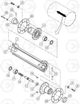 106452 Eccentric Shaft Assembly DD146HF S/N 53539 -, Volvo Construction Equipment