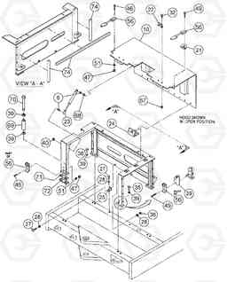 91406 Engine Cowling and Hydraulic Tank Installation DD136HF S/N 53593 -, Volvo Construction Equipment