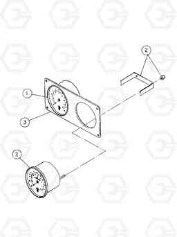 91125 Gauge Panel Assembly DD146HF S/N 53539 -, Volvo Construction Equipment