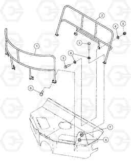 99743 Railing Installation DD136HF S/N 53593 -, Volvo Construction Equipment