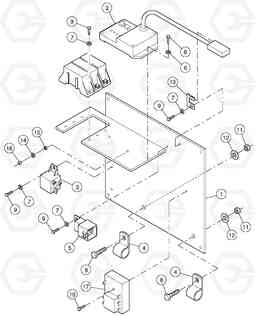 91482 Relay panel DD146HF S/N 53539 -, Volvo Construction Equipment