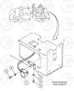 88334 Back-up Alarm Installation DD146HF S/N 53539 -, Volvo Construction Equipment