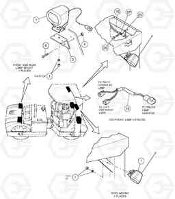 86325 HID Light installation DD146HF S/N 53539 -, Volvo Construction Equipment