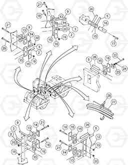 90441 Vibration Hoses Installation DD136HF S/N 53593 -, Volvo Construction Equipment