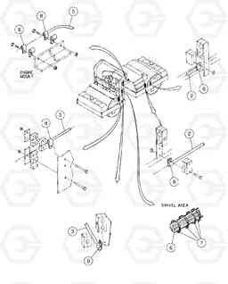 87084 Brake Hoses Installation DD146HF S/N 53539 -, Volvo Construction Equipment