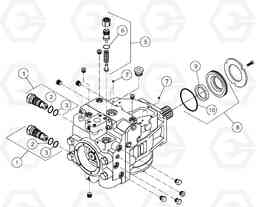 85378 Propulsion Pump DD146HF S/N 53539 -, Volvo Construction Equipment