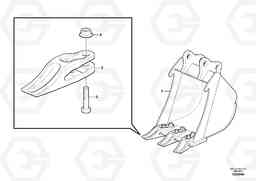 82885 Bucket ATTACHMENTS ATT. COMPACT EXCAVATORS BUCKET&HAMMER, Volvo Construction Equipment