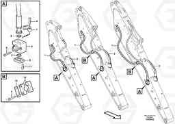 90569 Working hydraulic, hammer and shear for dipper arm EW160C, Volvo Construction Equipment